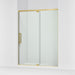 KOHLER K-CA37597-8L Statement 76" H pivot shower door with 5/16"-thick glass, vibrant brushed moderne brass - view 4