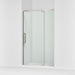 KOHLER K-CA37599-8L Statement 76" H pivot shower door with 5/16"-thick glass, anodized brushed nickel