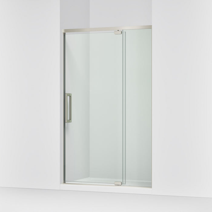 KOHLER K-CA37599-8L Statement 76" H pivot shower door with 5/16"-thick glass, anodized brushed nickel - view 4