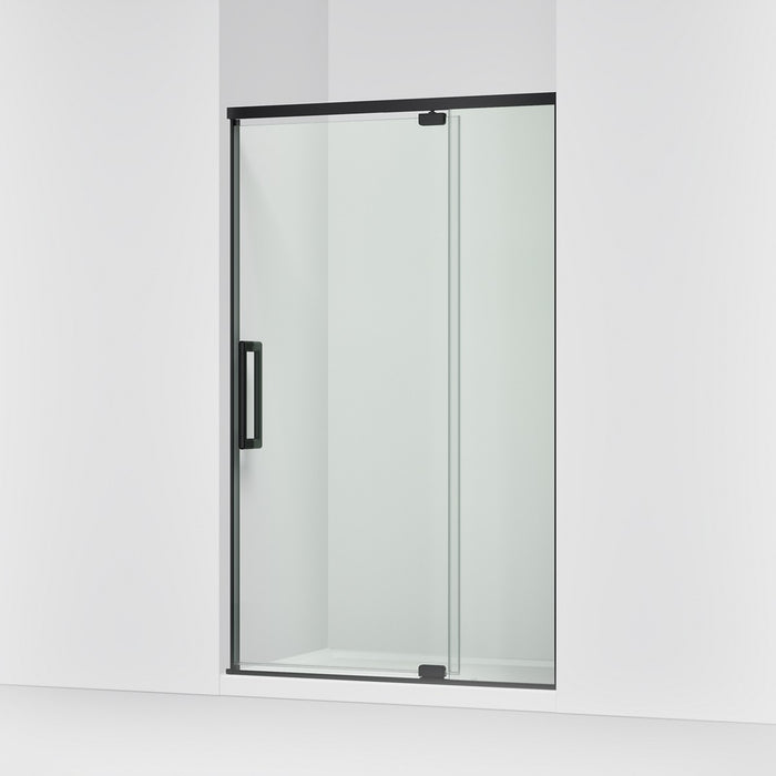 KOHLER K-CA37599-8L Statement 76" H pivot shower door with 5/16"-thick glass, matte black - view 4