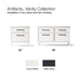 KOHLER K-CM33560-BD1 Artifacts 60" bathroom vanity cabinet with sinks and quartz top, slate grey - view 2