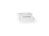 KOHLER K-CM33562-BD1 Enivo 36" wall-hung bathroom vanity cabinet with sink and quartz top, white