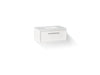 KOHLER K-CM33566-BD22 Lodern 36" Wall-hung Bathroom Vanity Cabinet with Sink and Quartz Top, Linen White - 3/4 view of produc