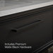 KOHLER K-CM33566-BD22 Lodern 36" Wall-hung Bathroom Vanity Cabinet with Sink and Quartz Top, Slate Grey - Detail image of a p
