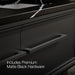 KOHLER K-CM33567-BD23 Lodern 60" Wall-hung Bathroom Vanity Cabinet with Sinks and Quartz Top, Slate Grey - Detail image of a 