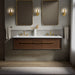 KOHLER K-CM33567-BD1 Lodern 60" wall-hung bathroom vanity cabinet with sinks and quartz top, slate grey - view 3