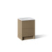 KOHLER K-CM39265-BD1 Statement 24" Bathroom Vanity Set with Sink and Quartz Top, Pale Oak - 3/4 view of product