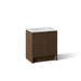 KOHLER K-CM39266-BD1 Statement 30" Bathroom Vanity Set with Sink and Quartz Top, Draper Oak - 3/4 view of product