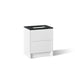 KOHLER K-CM39266-BD1 Statement 30" Bathroom Vanity Set with Sink and Quartz Top, White - 3/4 view of product