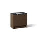 KOHLER K-CM39267-BD1 Statement 36" Bathroom Vanity Set with Sink and Quartz Top, Draper Oak - 3/4 view of product