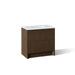 KOHLER K-CM39267-BD1 Statement 36" Bathroom Vanity Set with Sink and Quartz Top, Draper Oak - 3/4 view of product