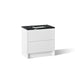 KOHLER K-CM39267-BD1 Statement 36" Bathroom Vanity Set with Sink and Quartz Top, White - 3/4 view of product