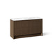 KOHLER K-CM39269-BD1 Statement 60" Bathroom Vanity Set with Sinks and Quartz Top, Draper Oak - 3/4 view of product