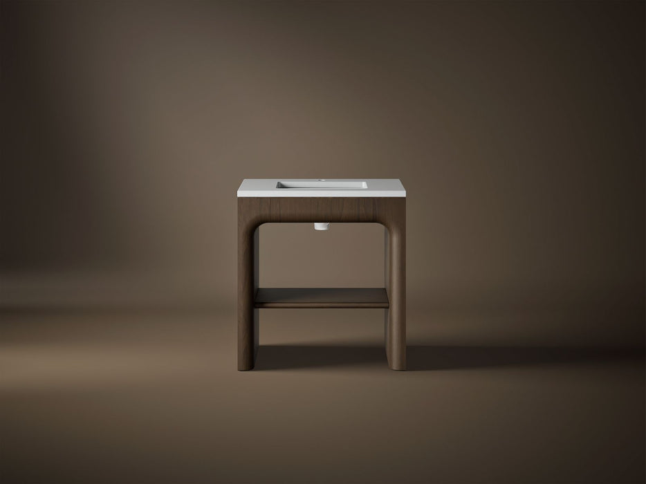 3/4 view of product with dimensions