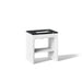 KOHLER K-CM39271-BD1 Statement 30" Console-style Bathroom Vanity Set with Sink and Quartz Top, White - 3/4 view of product