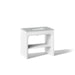 KOHLER K-CM39272-BD1 Statement 36" Console-style Bathroom Vanity Set with Sink and Quartz Top, White - 3/4 view of product