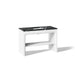KOHLER K-CM39273-BD1 Statement 48" Console-style Bathroom Vanity Set with Sink and Quartz Top, White - 3/4 view of product