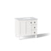 KOHLER K-CM99533-BD1 Poplin 36" bathroom vanity cabinet with sink and quartz top, linen white