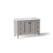 KOHLER K-CM99535-BD1 Poplin 48" bathroom vanity cabinet with sink and quartz top, mohair grey
