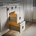 KOHLER K-CM99537-BD1 Poplin 60" bathroom vanity cabinet with sinks and quartz top, linen white - view 3