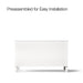 KOHLER K-CM99537-BD1 Poplin 60" bathroom vanity cabinet with sinks and quartz top, linen white - view 5