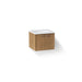 KOHLER K-CM99539-BD1 Jute 24" wall-hung bathroom vanity cabinet with sink and quartz top, walnut flax