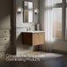 KOHLER K-CM99541-BD1 Jute 31" wall-hung bathroom vanity cabinet with sink and quartz top, walnut flax - view 5