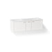KOHLER K-CM99548-BD1 Jute 60" wall-hung bathroom vanity cabinet with sinks and quartz top, linen white
