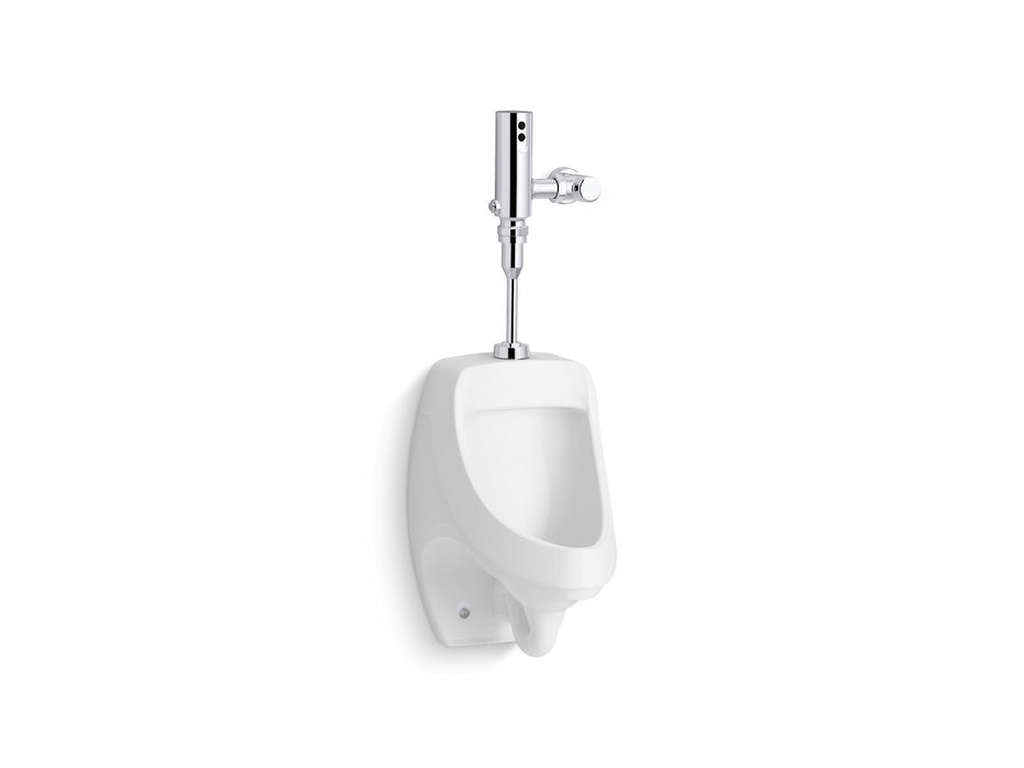 KOHLER K-PR5452-T1DS Dexter Antimicrobial urinal with Mach Tripoint touchless DC 0.125 gpf flushometer, not applicable