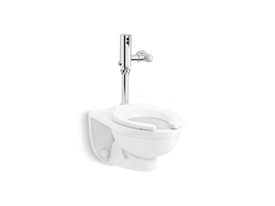 KOHLER K-PR84325-T4DS Kingston Ultra Antimicrobial toilet with Mach Tripoint touchless DC 1.28 gpf flushometer, not...