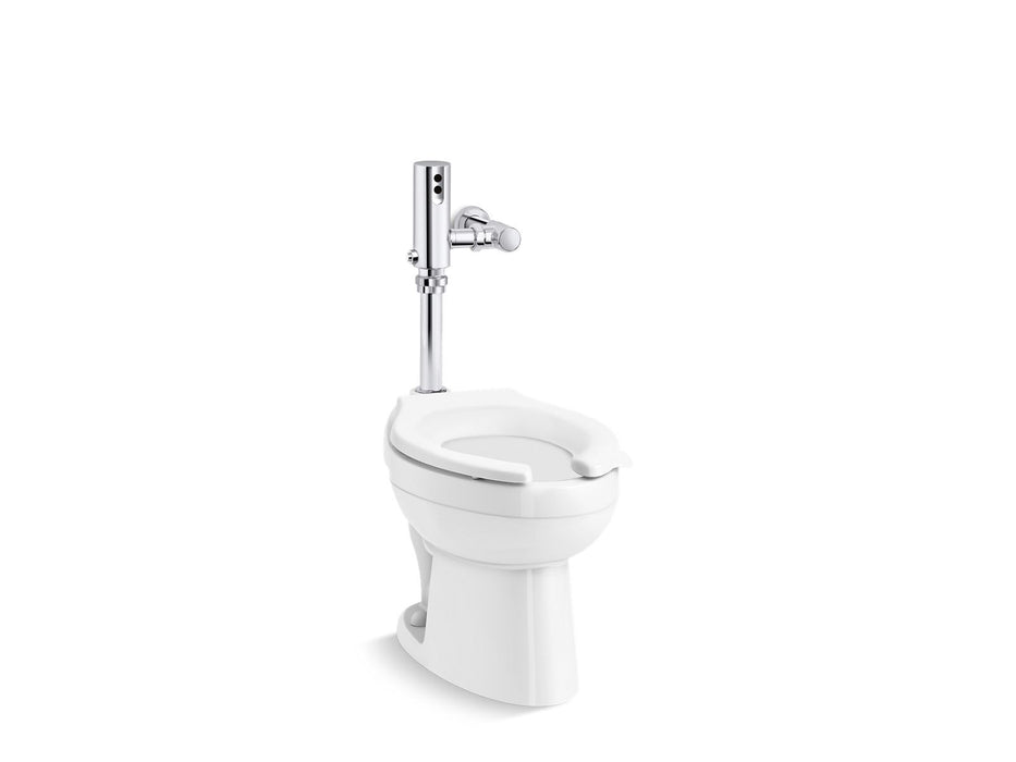 KOHLER K-PR96053-T4H Wellcomme Ultra Commercial toilet with Mach Tripoint touchless 1.28 gpf HES-powered flushometer, not...