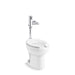 KOHLER K-PR96053-T5D Wellcomme Ultra Commercial toilet with Mach Tripoint touchless DC 1.6 gpf flushometer, not applicable