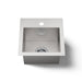 KOHLER K-RH20908-1 Lyric 15" Top-/under-mount Single-bowl Bar Sink, Stainless Steel - 3/4 view of product