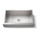 KOHLER K-RH20910 Lyric 34" Undermount Single-bowl Farmhouse Kitchen Sink, Stainless Steel - 3/4 view of product