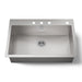 KOHLER K-RH20912 Lyric 32" Undermount Single-bowl Kitchen Sink, Stainless Steel - 3/4 view of product