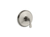 KOHLER K-T10359-4 Forte MasterShower temperature control valve trim, vibrant brushed nickel