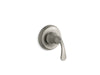 KOHLER K-T10360-4 Forte MasterShower volume control valve trim, vibrant brushed nickel