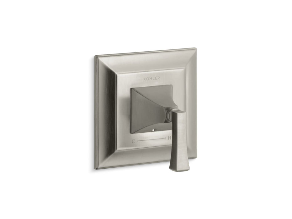KOHLER K-T10421-4V Memoirs Stately MasterShower temperature control valve trim, vibrant brushed nickel
