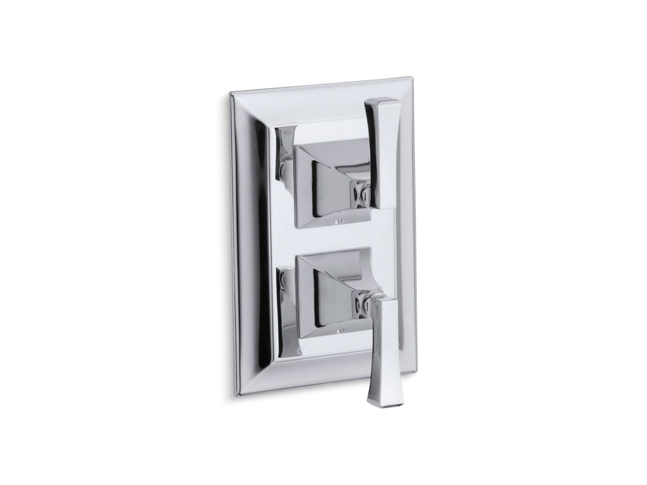 KOHLER K-T10422-4V Memoirs Stately MasterShower temperature and volume control valve trim, polished chrome