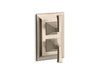 KOHLER K-T10422-4V Memoirs Stately MasterShower temperature and volume control valve trim, vibrant brushed bronze
