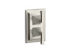 KOHLER K-T10422-4V Memoirs Stately MasterShower temperature and volume control valve trim, vibrant brushed nickel