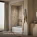 KOHLER K-T13133-3AL Pinstripe Pure Rite-Temp bath and shower trim kit with push-button diverter and cross handle, without...