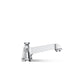 KOHLER K-T13140-4A Pinstripe Pure Deck-mount bath faucet trim, polished chrome - view 4
