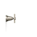 KOHLER K-T13141-3A Pinstripe Pure Deck-mount bath faucet handle trim with Cross design, vibrant brushed nickel - view 2