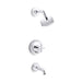 KOHLER K-T14420-3G Purist Rite-Temp bath and shower trim kit with push-button diverter and cross handle, 1.75 gpm,...