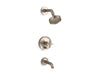 KOHLER K-T14420-3G Purist Rite-Temp bath and shower trim kit with push-button diverter and cross handle, 1.75 gpm,...