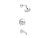 KOHLER K-T14420-4G Purist Rite-Temp bath and shower trim kit with push-button diverter and lever handle, 1.75 gpm,...