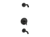KOHLER K-T14420-4L Purist Rite-Temp bath and shower trim kit with push-button diverter and lever handle, without...