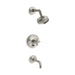 KOHLER K-T14421-3 Purist Rite-Temp bath and shower trim kit with push-button diverter and cross handle, 2.5 gpm, vibrant...