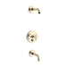 KOHLER K-T14421-3L Purist Rite-Temp bath and shower trim kit with push-button diverter and cross handle, without...